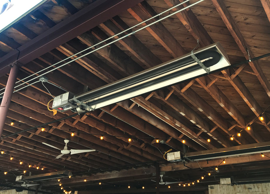 heater in ceiling