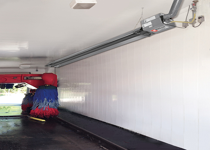 Car Wash Space Ray Infrared Gas Heaters, Car Wash Garage Door Openers